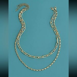 Fashion necklace - double necklace but each is individual —NEW